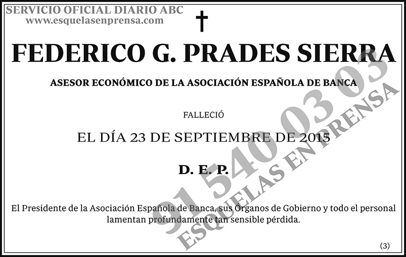 Federico G. Prades Sierra